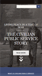 Mobile Screenshot of civilianpublicservice.org